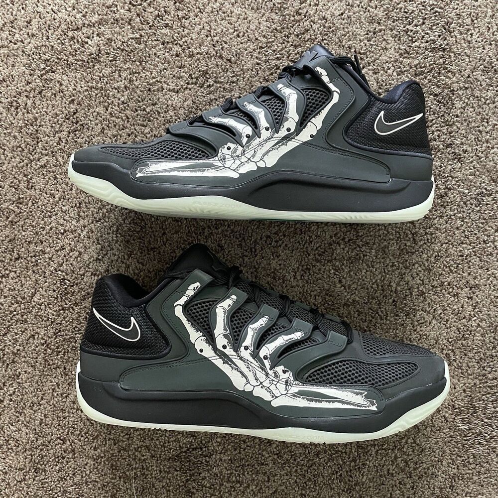 New Nike KD 18 Slim Reaper Halloween Glow In Dark Shoes Mens Size 15 IM1346-001